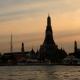 Descripción: Ocaso en Wat Arun